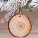 Tranches de bois décoratives 10 pcs 3