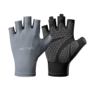 Träningshandskar storlek XL utan fingrar för handomfång 21–22 cm, mesh + silikon, skydd för handflatorna vid fitness, styrketräning och CrossFit 8