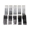 Transferowe folie do paznokci 10 role Koronkowe i kwiatowe wzory 2,5 x 60 cm Czarne i białe W plastikowym pudełku Do nail artu i zdobienia paznokci 5