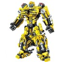 Transformateur de robot et voiture 2 en 1 478 pièces 15 x 25 cm Kit de construction technique pour enfants Modèle Transformer jouet à assembler 2 en 1 3