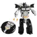 Transformovatelný fidget spinner robot 12 cm skládací hračka 2v1 antistresová pomůcka pro uvolnění stresu 4