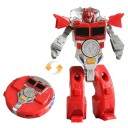 Transformovatelný fidget spinner robot 12 cm skládací hračka 2v1 antistresová pomůcka pro uvolnění stresu 5