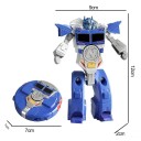 Transformovatelný fidget spinner robot 12 cm skládací hračka 2v1 antistresová pomůcka pro uvolnění stresu 8