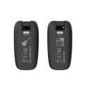 Transmisor y receptor inalámbrico IRIN IN-80 para guitarra con amplificador integrado Señal estable Jack de 6,35 mm Color negro Sistema compatible 5