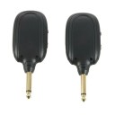 Transmissor e receptor sem fios A8 para guitarra eléctrica Conjunto preto para transmissão de som sem fios Ligação simples Acessórios para guitarra 2