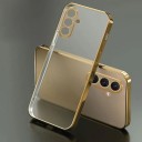 Transparante beschermhoes met metalen frame voor Samsung Galaxy S23 4