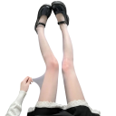 Transparante panty&#39;s voor dames, hoge taille, UV-filter, ademend, elastische panty&#39;s, stijlvolle dunne kousen voor dagelijks gebruik. 2