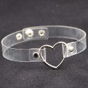 Transparent Choker with Heart 1