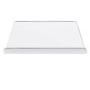 Transparent Chopping Board with Edge 40 x 30 cm Non-Slip Kitchen Board Durable Plastic Board Easy Maintenance 1
