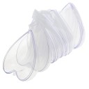 Transparent Christmas Decoration Heart 10 pcs 3