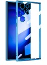 Transparent cover med metalramme til Samsung Galaxy S23 4
