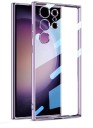 Transparent cover med metalramme til Samsung Galaxy S23 Plus 6