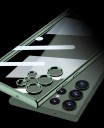 Transparent cover med metalramme til Samsung Galaxy S23 Plus 2