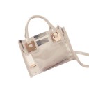 Transparent damehåndtaske M1454 8