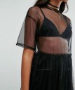 Transparent damekjole A2763 2