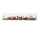 Transparent lineal med blomsterprint, 15 cm lang. Blomsterprintet gennemsigtig lineal. Lige lineal med blomstermotiv. 1