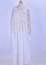 Transparent maxikjole i blonde 2
