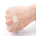 Transparent medicinsk antibakterielt plaster 72 x 19 mm sæt med 100 stk. Sterilt hypoallergenisk plaster åndbart vandtæt 2
