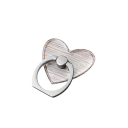 Transparent Mobile Holder with Ring Heart Design Plastic Phone Stand with Ring Grip for Secure Phone Holding 1