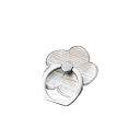 Transparent mobilhållare med ring blommotiv plaststativ för telefon ringgrepp för bekväm hantering av mobiltelefon 1
