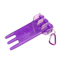 Transparent Plastic Dart Box 17x8.5 cm Durable Case with Keyring for Soft Tips and Darts up to 7 mm Portable Dart Accessory 8