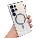 Transparent Protective Case with MagSafe Support for Samsung Galaxy S23 Plus 6