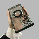 Transparent Silicone Case with MagSafe Support for Samsung Galaxy S22 Ultra 8