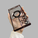 Transparent Silicone Case with MagSafe Support for Samsung Galaxy S22 Ultra 2