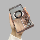Transparent silikonecover med MagSafe-understøttelse til Samsung Galaxy S22 Ultra 4