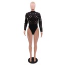 Transparente langærmede bodyer til kvinder B753 3