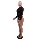 Transparente langærmede bodyer til kvinder B753 4