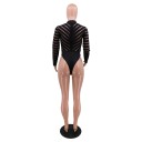 Transparente langærmede bodyer til kvinder B753 5