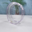 Transparente Tasche für Puppen kompakt 13×10×5 cm PVC zur Aufbewahrung und zum Transport von Puppen, Figuren und kleinen Spielzeugen 3