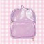 Transparenter Damenrucksack E696 7