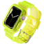 Transparentes Silikonarmband für Apple Watch 42 / 44 / 45 mm 5