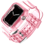 Transparentní silikonový řemínek pro Apple Watch 38 / 40 / 41 mm 3