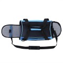 Transportadora dobrável para gatos e cães Nível de conforto com fecho para animais de estimação Transportadora macia de nylon para cães e gatos 5