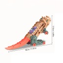 Transportní dinosauří rozkládací vůz  Hračka pro malé objevitele 2