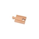 Tratto dritto in legno piccolo 5,5 x 4 x 1,2 cm Pezzo di ricambio dritto per ferrovia Binario in legno di alta qualità per espandere il set ferroviario 1