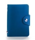 Travel Case for Documents and Cards with Transparent Pockets Fastened with a Metal Press Stud Material: PU Leather Size: 10.7 x 7.5 cm 4