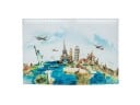 Travel Document Holder in PU Leather with Full-Colour Print Pockets and Compartments Inside Size 14.2 x 9.8 cm For Travel and Holidays 4