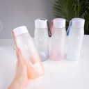Travel Drinking Bottle with a Deer and Moon Motif Matte Plastic with a Colour Gradient Capacity 560 ml Screw Cap with Carrying Loop 10