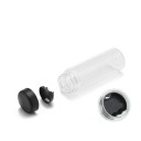 Travel Drinking Bottle with Inscription and Tea Brewing Filter in the Lid Screw Cap Material Plastic Capacity 480 ml Dimensions 19.5 x 6.5 cm 16