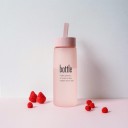 Travel Drinking Bottle with the Inscription Matte Plastic Measuring Scale Screw Cap with Carrying Loop Dimensions 19 x 6.5 cm 2