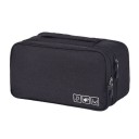 Travel Organiser for Bras and Underwear Zippered Case with Pockets in the Lid Neat Storage of Underwear in Suitcase or Backpack 1