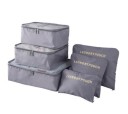Travel Organisers for Luggage - 6 pcs 6