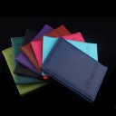 Travel Passport Holder made of artificial leather with embossed inscription Passport Protective cover for passport with stitched edges Size 7