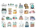 Travel Stickers 24 pcs E289 2
