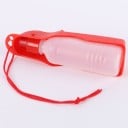 Travel Water Bottle for Dogs 250 ml Plastic Water Dispenser with Drinking Bowl Water is Released by Squeezing the Bottle Strap for Hanging 9