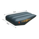 Travesseiro Inflável Inclinado para Carro 70 x 45 cm Azul Escuro PVC Colchão Inflável Almofada de Apoio para Viagens 3